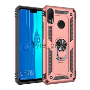 Casos de telefone celular mais forte militar anti-queda caso do telefone móvel Para Huawei Y6 2019 Nova 5i Y7 2019 Nova5 Nova5Pro Y5 2019 Tampa do suporte do anel x0731