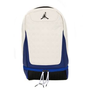 Ny märkesvarig högkvalitativ pu leathe basket backpackr studenter skolväska vattentät vandring dagpack för utomhussport camping handväska