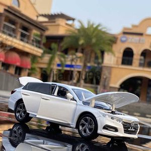 Diecast Model Cars 132 Honda Accord Eloy Car Model Diecasts Toy Vehicles Metal Car Model Collection Sound and Light High Simulation Kids Gifts X0731