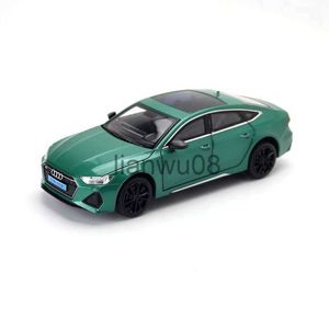 Diecast Model Cars Diecast Toy Vehicle Model 124 Skala Audi RS7 Super Sport Car Pull Back Sound Light Doors Openable Collection Present till Kid X0731