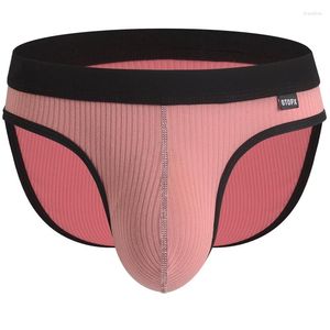 Underpants Men's Thread Fabric Comfortable Breathable Sexy Underwear Big Bag U Convex Briefs Fashion Male Soft Intimate Cool