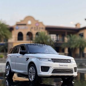 Diecast Model Cars 132 Range Rover Sports SUV Alloy Car Model Diecast Toy Vehicles Metal Car Model Simulation Sound and Light Childrens Toy Gift x0731