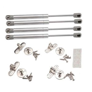 Parti 4 pz 100N 22 5lb Staffa Anteriore Cappa Cerniera Acciaio RV Pneumatico Universale Molla A Gas Ascensore Supporto Mobili Cabinet Strut Bar213K