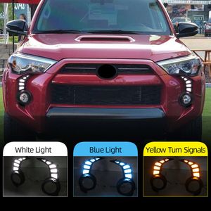 2PCS LED Daytime Run Light для Toyota 4 Runner 4runner 2014 2015 2016 2017 2018 2019 2020 2021 Car DRL FOG LAMP272R