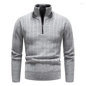 Erkek Sweaters Yüksek Kaliteli Erkekler Kış Kış Daha Kalın Sıcak Sıcak Yakalama Kartı Kazak İnce Fiit Sıradan Burtlenekler 3xl