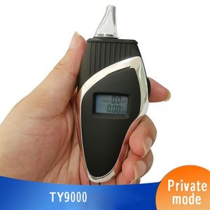 Hög noggrannhet Professionell Breathalyer Breathalizer Alcohol Breath Tester Alkoholmeter BAC detektor Alkoholism Test267E