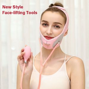 Face Massager Uppblåsbar bantning Band Facelift Mask Vline Cheek Double Chin Reducer Shaper Tape Facelift Beauty Tool 230729
