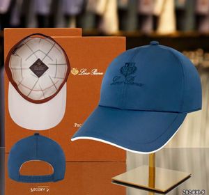 Loro piana męskie czapki mody baseball czapki bawełniane kaszmirowe czapki dopasowane czapki letnie haft haft casquette plażowy czapki y6p1#