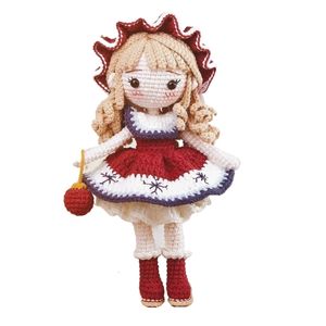 Dried Flowers TPRPYN Snowflake Gril Crochet Kit DIY Amigurumi doll Crocheting kits Gift Knitting Toy handmake With Yarn Accessories 230729