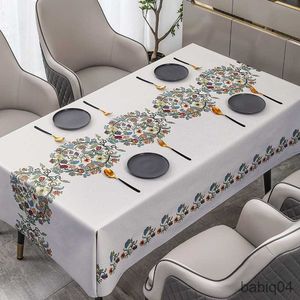 Table Cloth Kitchen Tablecloth Coffee Table Cover Bedroom Nordic Wind Rectangular Tablecloth Home Wedding Decoration R230731