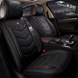 Universal Fit Car Accessories Seat Covers For Trucks Full Set Durable PU Leather Adjuatable Five Seats Covers For Hignlander Ram 1169C