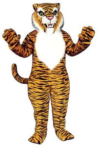 TIGER halloween Mascot Costumes Cartoon Character Outfit Suit Xmas Outdoor Party Outfit Adult Size Promotional Advertising Clothings