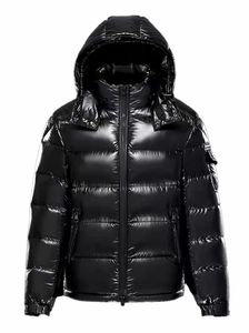 Designerska kurtka męska błyszcząca matowa zimowa wiatroodporna ciepła kurtka z kapturem kurtka z kapturem para bluzy Hip-hop Trench płaszcz azjatycki -5xl mały rozmiar rozmiar