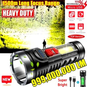 Super Bright 9999000000 LM LED Torch Tactical Latkslight Lantern Lattern Us