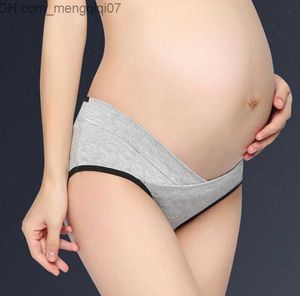 Moderskap intimat bomullsgravid trosor moderskap underkläder u-formad låg midja graviditet brister kvinnor kläder z230801