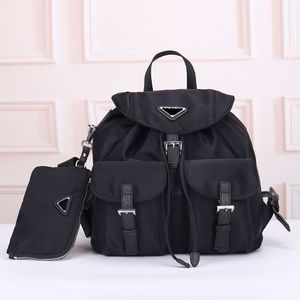 Mochila de moda Bolsa de grife P mochilas de náilon de grande capacidade bolsa de viagem escolar à prova d'água adequada para homens e mulheres mochila preta commuter mochila