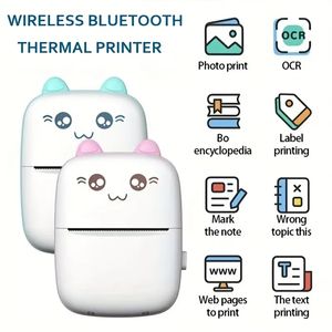 Portable BT Thermal Printer: Get Crisp 203DPI -utskrifter på iOS, Android och mer!