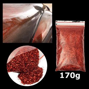 Gold Black Blue Shiny Metal Flake For Car Auto 170g Pet 0 4mm Silver Red Glitter Bike Paint Additive Decor Power220g