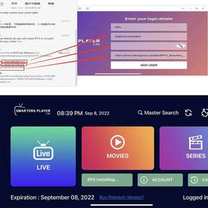 Kostenlose Testplattform mit den Credits, die zum Erstellen von m 3 U erforderlich sind, damit die Kunden sie auf IP-Smart-TVs/Android-TV-Boxen/PC-Fire-Sticks verwenden können