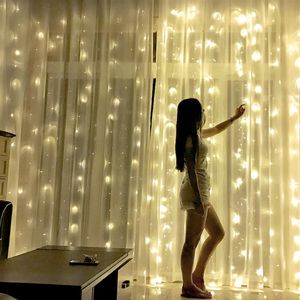 4M x 3M 400LED Icicle String Lights Christmas Fairy Lights new year xmas Home For Wedding Party Curtain Garden Decoration243U