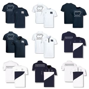 FSIN 2024 NY Formel One F1 Racing Team Fans T-shirt Polo Men's Shorte Summer Round Neck Sports snabba torra andningsskjortor Storlek Barn 100 cm-6xl