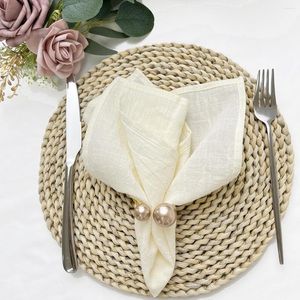 Guardanapo de mesa 4 pçs El Servindo guardanapos de pano 30x45 cm tecido de algodão guardanapos de cozinha toalhas de chá para chá de bebê decoração de casamento