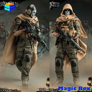 Figury zabawek akcji w magazynie Flaget FS 73030 1/6 Żołnierza Doomsday War War Death Team Ghost Battlefield Pełny zestaw 12 