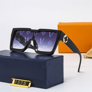 Designer Sunglasses Women Luxury Brand Full Letters Lens Eyeglass For Unisex Trendy Polarizing Golden Flowers Full Frame Sun Glasses
