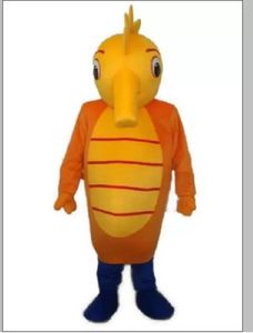 2023 high quality Sea Horse Mascot Costume Adult Halloween Birthday party cartoon Apparel