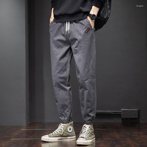 Pantaloni da uomo Primavera/estate 2023 Salopette di cotone Pantaloni Moda Pantaloni larghi Movimento del piede a trave Ragazzi