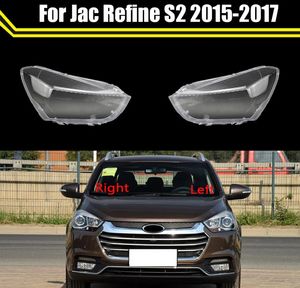 Head Lamp Light Case For Jac Refine S2 2015-2017 Front Headlight Lens Cover Lampshade Glass Lampcover Caps Headlamp Shell