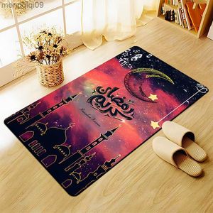 Carpets Muslim prayer carpet floor mat living room doormat plush non slip chair mat bathroom carpet bedroom carpet R230731