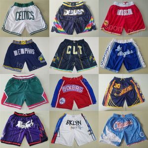 Shorts de basquete masculinos com zíper para esportes Just Don Pant com cordão HipPop Wear Calça de moletom Justdon Short secagem rápida respirável Western Eastern Running