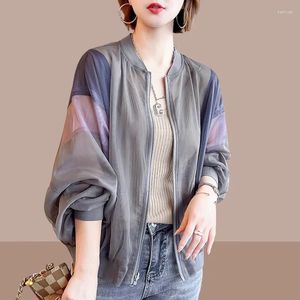 Women's Jackets Summer 2023 Outdoor Sun Protection Clothing For Women Baseball Uniform Loose Light And Breathable Cardigan UV-proof Jacket