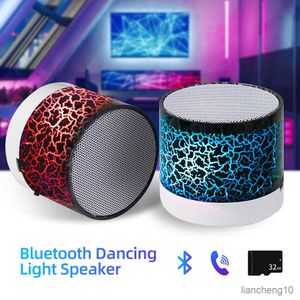 Portable Speakers Luminous Bluetooth-compatible Wireless Speakers Mini Outdoor Sound for Smartphone Car Stereo Music Surround R230731