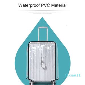 部品アクセサリーフル透明な荷物プロテクターカバー厚いスーツケースカバーPVCローリング荷物カバー