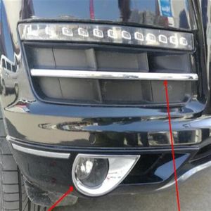 High quality ABS chrome 2pcs car front fog lamp decoration trim 2pcs front fog lamp decoration cover for Audi Q7 2010-2016314K