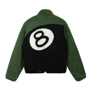 Jaquetas Masculinas Outono Inverno Casaco Térmico Grosso Masculino Bola 8 Jaqueta Feminina Casaco de Lã de Cordeiro Fashion Streetwear 230729