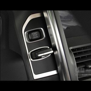 Rostfritt stål Key Hole Panel Decoration Cover Trim Interior Tändningsenheter för Volvo XC60 Biltillbehör336F