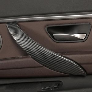 Araba Stil Kapı Tutucu Çerçeve Dekorasyon Kapağı Trim 4pcs BMW 3 4 Serisi 3GT F30 F32 F34 2013-2019 ABS İç Accessories303K