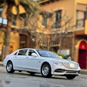 Diecast Model Cars 132 Maybach S650 Luxy Car Alloy Car Model Diecasts Metal Toy Vehicles Car Model Simulation Sound and Light Collection Kids Gift x0731