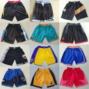 Man dragstring basketbyxa flodhäst gym sport kort slitage elastisk midja populära lag Sweatpants Western Eastern Running Shorts Toumani Camara Herbert Jones