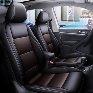 Anpassad PU -läderbilstol för Volkswagen VW Tiguan Cars Seats Protection Sedan Set Interiör Waterproof Auto Accessories305W