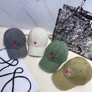 Damen-Sport-Stil, Bonbonfarben, Designer-Ballkappe, Herren-Urlaub, Reisen, Sport, Herzdruck, verstellbare Größe, Casquette