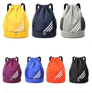 Luxury designer bag Oxford fabric drawstring bag strap pocket backpack large capacity sports football bag basketball bag outdoor sports mountaineering bag