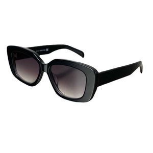 럭셔리 디자이너 선글라스 Lentes de Mujer Sunglasse 그라디언트 블루 라이트 안경 패션 안경 CL40226U 판자 정사각형 프레임 타원형 렌즈