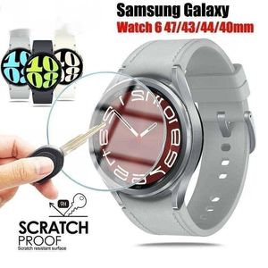 9H Premium Tempered Glass for Samsung Galaxy Watch 6 Classic 47mm 43mm 44mm 40mm 5 Smartwatch Screen Anti-scratch Protector Film