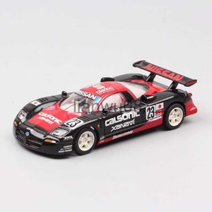 Diecast Model Cars No Box 143 Scale Highspeed Nissan R390 GT1 NO23 Endurance GT Racing Car Model Metal Vehicles Diecast Toy Pull Back Of Boys X0731