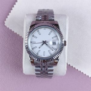 女性のための贅沢な時計デートジャストモントレデュラックスフルステンレス鋼オロログロログログラミオカップルデザイナーウォッチメンズフォーマルクラシックピンクホワイトブルーブラックH03 C23