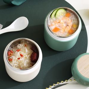 430ML Stainless Steel Soup Cup Insulation Lunch Box Food Container Vacuum Cup Outdoor Office Portable Soup Porridge Soup Can